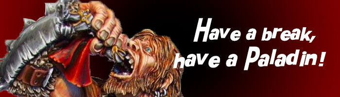 Mucklegeet The Giant noshing on an unlucky paladin. one of my largest resin kits - click here!